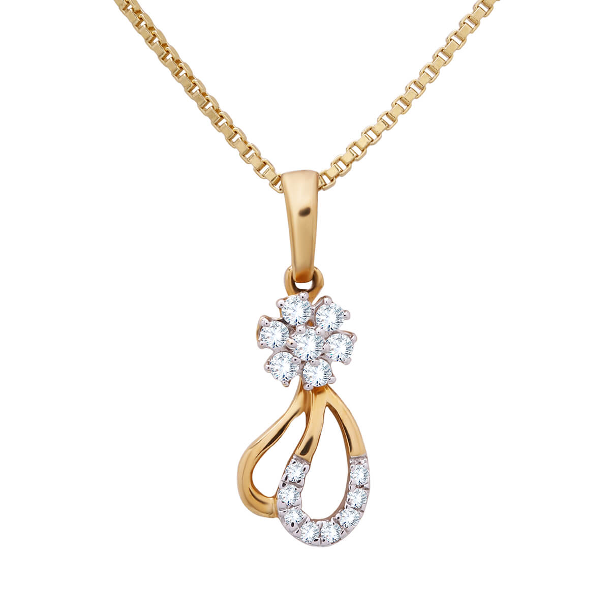 Diamond Pendant with Free Gold Coin