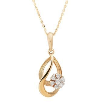 Diamond Pendant with Free Gold Coin