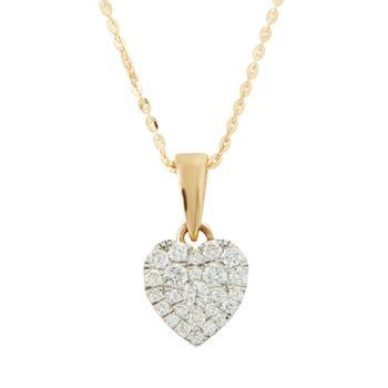 Diamond Pendant with Free Gold Coin