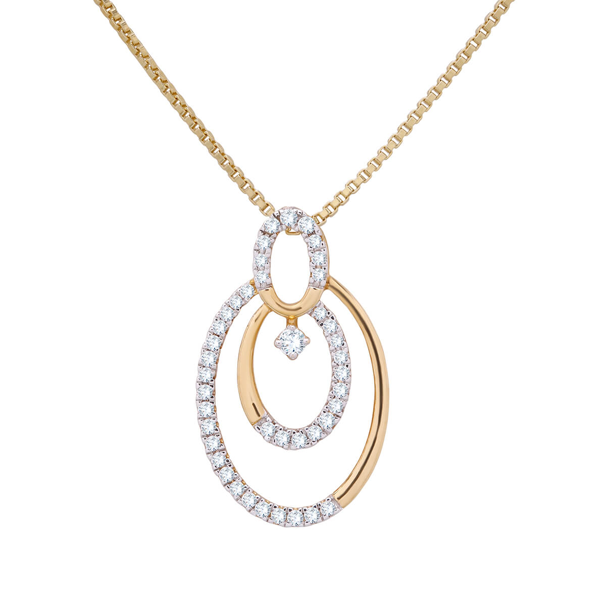 Diamond Pendant with Free Gold Coin