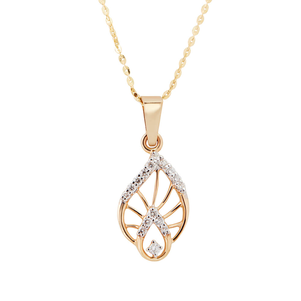 Diamond Pendant with Free Gold Coin