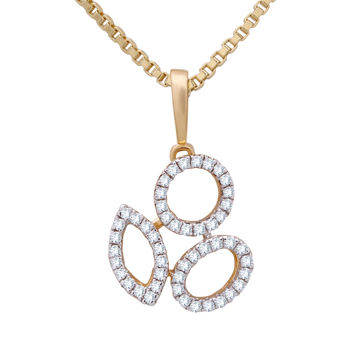 Diamond Pendant with Free Gold Coin