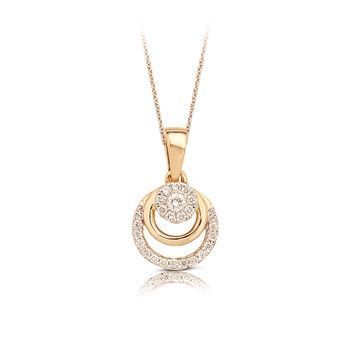 Diamond Pendant with Free Gold Coin