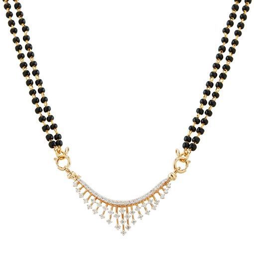 Risha Diamond Mangalsutra Pendant