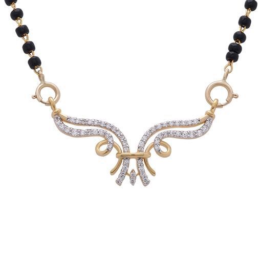 Shivini Diamond Mangalsutra Pendant