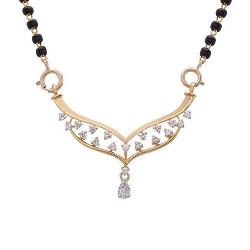 Shrishti Diamond Mangalsutra Pendant