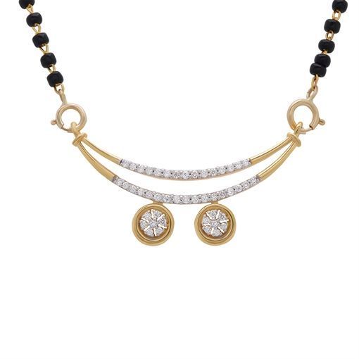 Samaira Diamond Mangalsutra Pendant