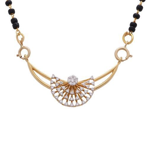 Ekantika Diamond Mangalsutra Pendant