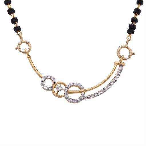 Gaurika Diamond Mangalsutra Pendant