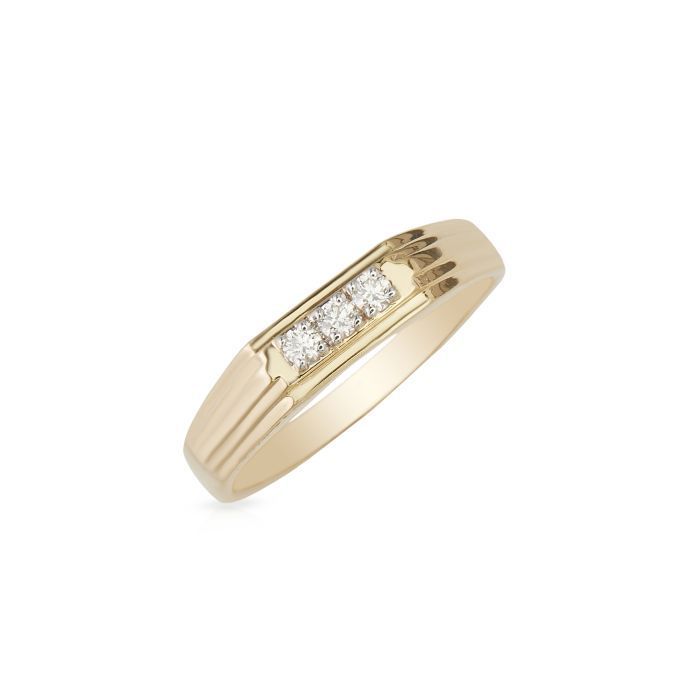 Everyday Men's Diamond Ring with Free Gold Coin